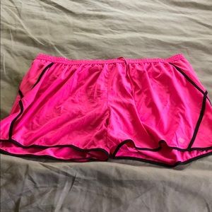 Zelos plus size hot pink women’s running shorts